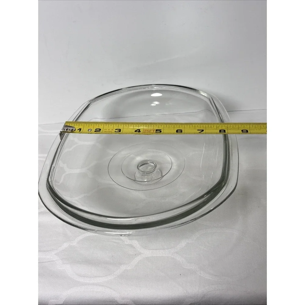 Original Rival Crock Pot Oval Glass Cover Lid Only  3860 3745 3755 3756 Chipped
